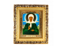 Икона 15х18 см багетная гипсовая рамка