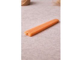 Свечи из натуральной вощины  Живая форма. Ручная работа. Персиковый оттенок