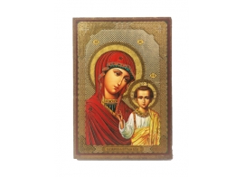 Икона Казанская Божией Матери 6х8 см