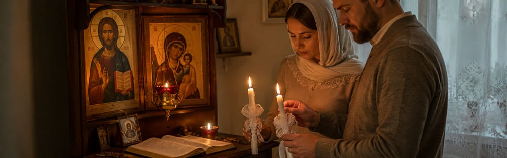 Когда можно зажигать венчальные свечи дома